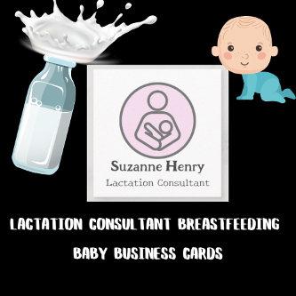 Lactation Consultant Breastfeeding Leche Baby Square