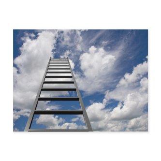 Ladder to Success Postcard