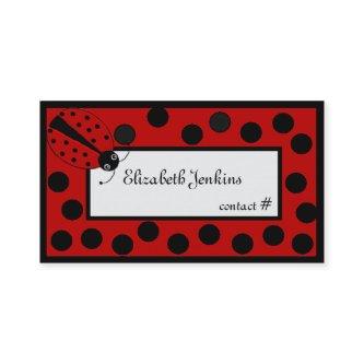 Lady Bug calling Card