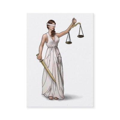 Lady Justice Illustration