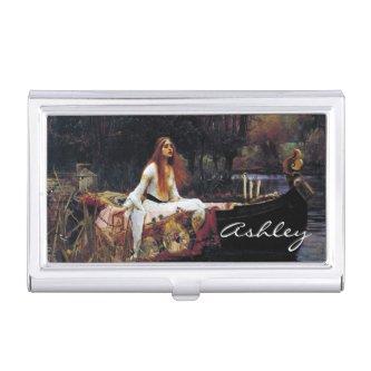 Lady Of Shallot On Boat J.W. Waterhouse Fine Art  Holder