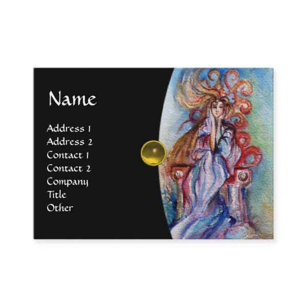 LADY OF THE LAKE monogram gem pink violet red