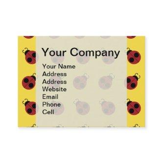 Ladybug 60s retro cool red yellow