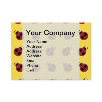 Ladybug 60s retro cool red yellow