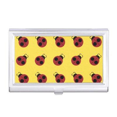 Ladybug 60s retro cool red yellow case for