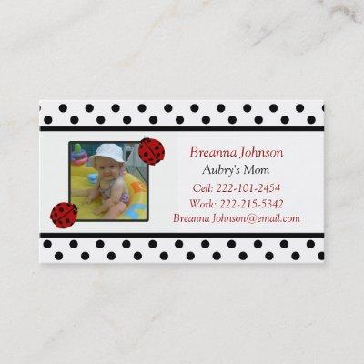 Ladybug: Mom Contact Card