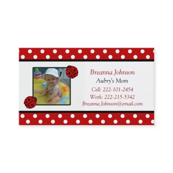 Ladybug: Mom Contact Card