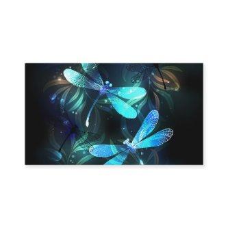 Lake Glowing Dragonflies Calling Card