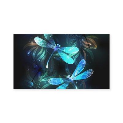 Lake Glowing Dragonflies Calling Card