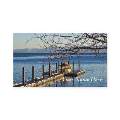 Lake Tahoe Pier at Sunset