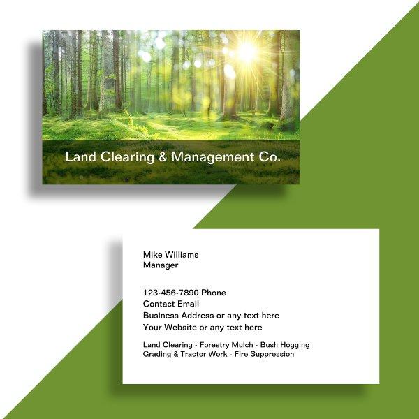 Land Clearing And Forestry Management