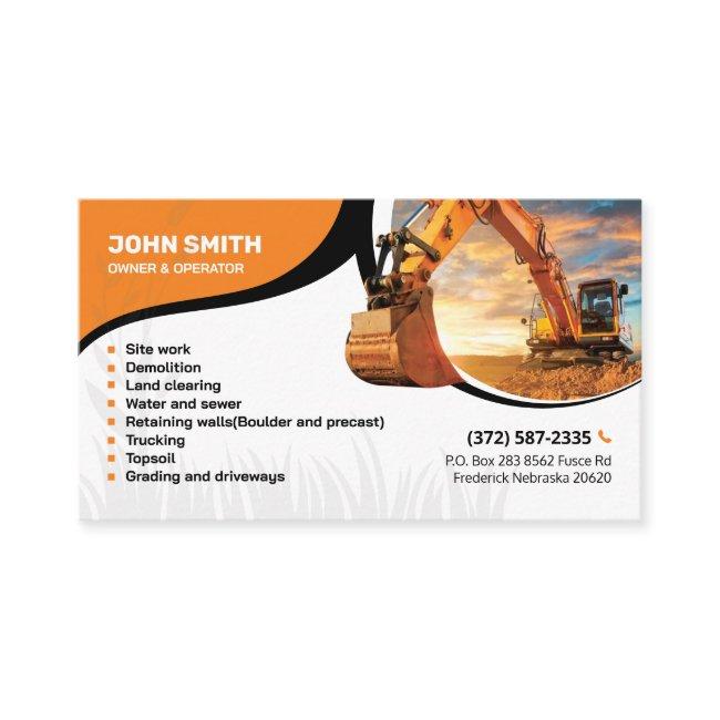 Land clearing, Excavation,Landscaping,Construction