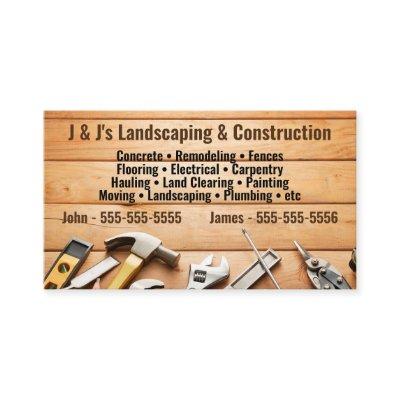 Landscape and Construction