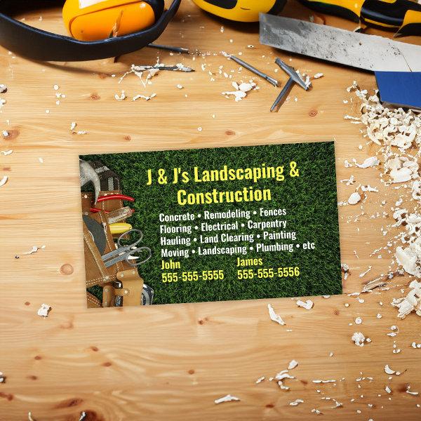 Landscape and Construction
