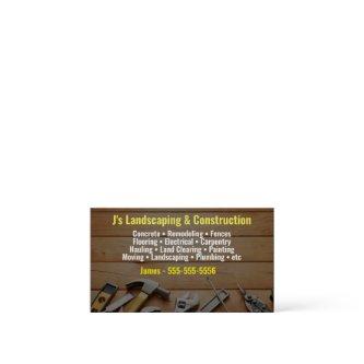 Landscape and Construction