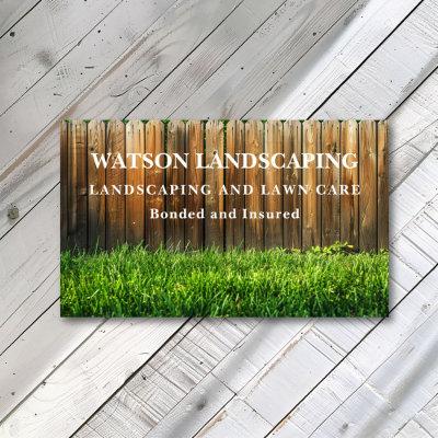 Landscaping and Lawn Care Fence and Grass Service