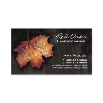 Landscaping  Black Maple Leaf