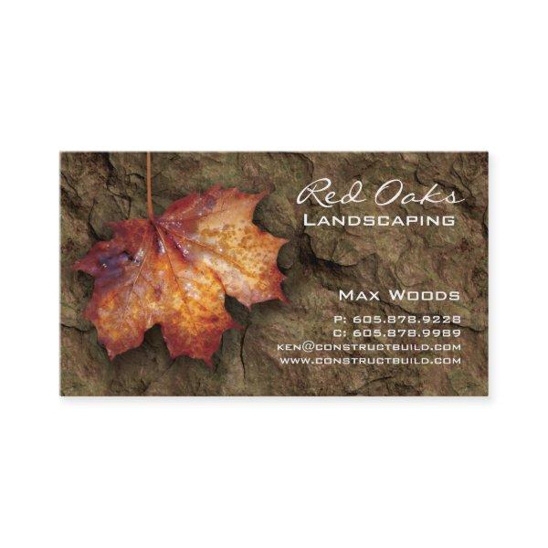 Landscaping  Rock Maple Leaf