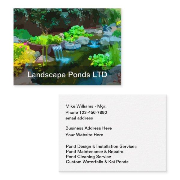 Landscaping Decorative Ponds