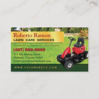 Landscaping Lawn Care Mower  Template