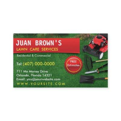 Landscaping Lawn Care Mower  Template