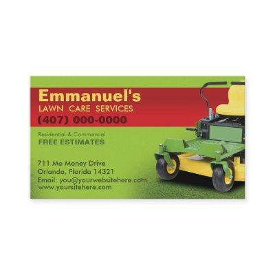 Landscaping Lawn Care Mower  Template