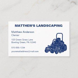 Landscaping Lawn Mowing Business Commercial Mower
