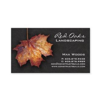 Landscaping Maple Leaf Leather