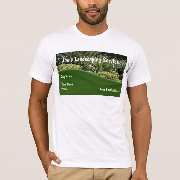 Landscaping Service Tshirt Design Template