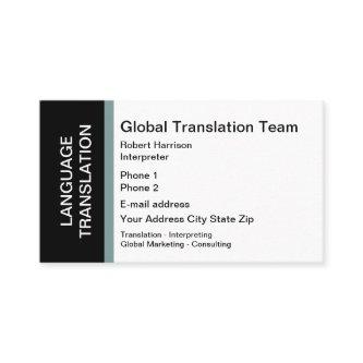 Language Translation Interpreter