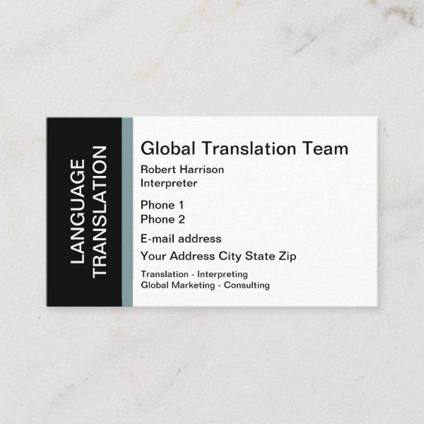 Language Translation Interpreter