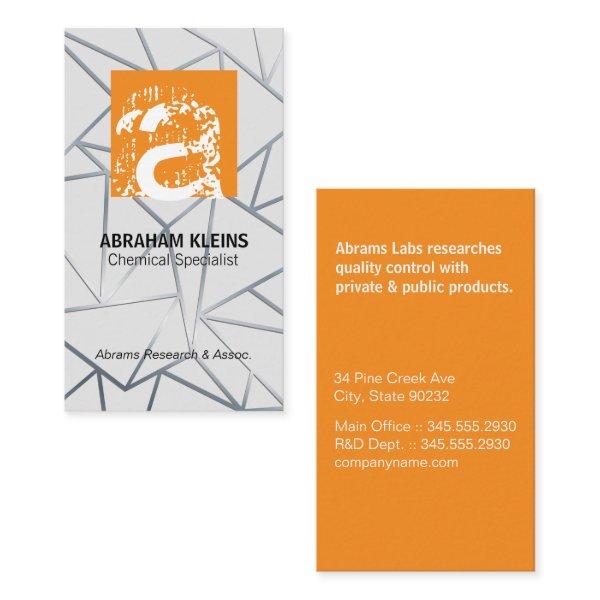 Large Letter | Orange | Geometric