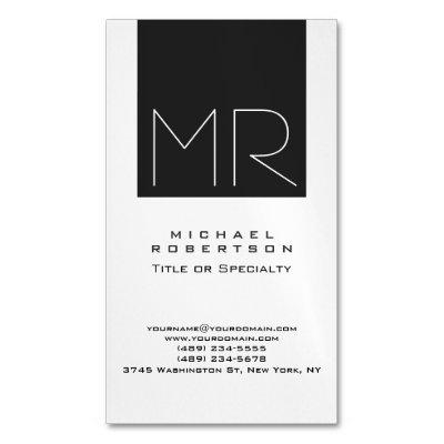 Large Modern Monogram Professional