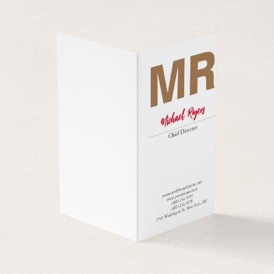 Large Modern Monogram Professional