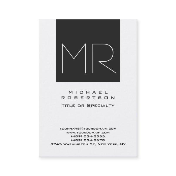 Large Modern Monogram Professional