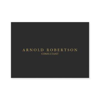 Large Plain Gray Gold Professional