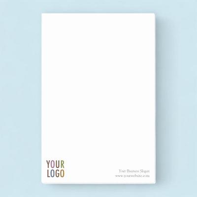 Large Post-it® Notes Notepad Custom Business Logo