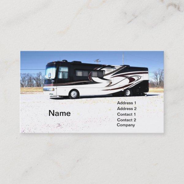 large RV or recreational vehicle