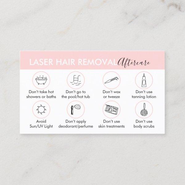 Laser Hair Removal Aftercare Instruction