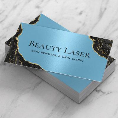 Laser Hair Removal Skin Clinic Blue Black Marble