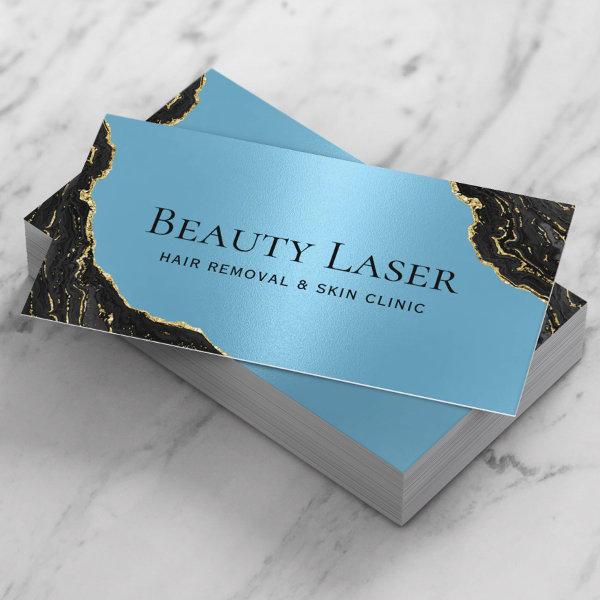 Laser Hair Removal Skin Clinic Blue Black Marble