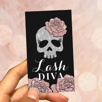 Lash Diva Glitter Beauty Skull Eyelash Extensions