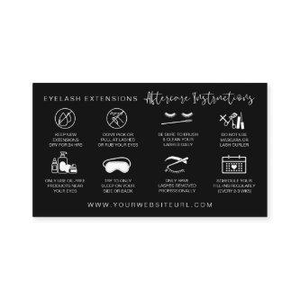 Lash Extensions Aftercare Instructions Modern Busi