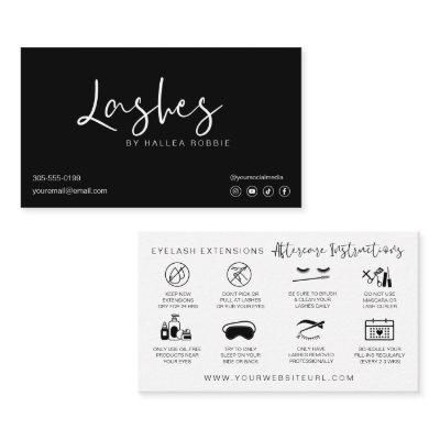 Lash Extensions Aftercare Instructions Modern Busi