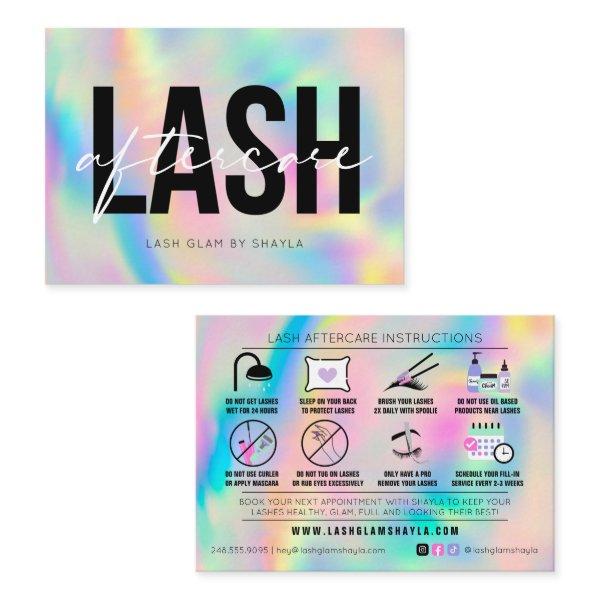 Lash Extensions Aftercare Instructions Rainbow Bus