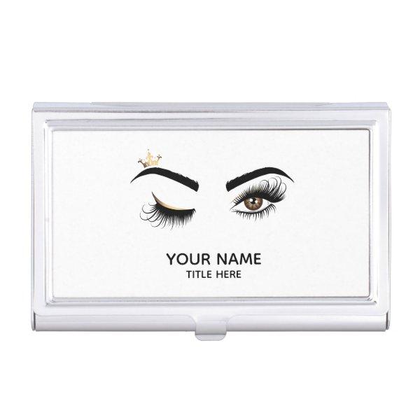 Lash Queen Wink Eye Makeup Artist Long Lashes  Case