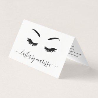 Lashes Aftercare Minimalist Black and White