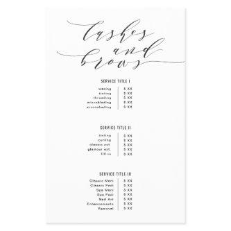 Lashes and Brows Flyer