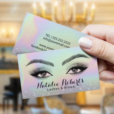 Lashes & Brows Microblading Holographic Beauty