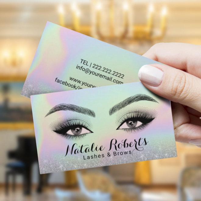 Lashes & Brows Microblading Holographic Beauty